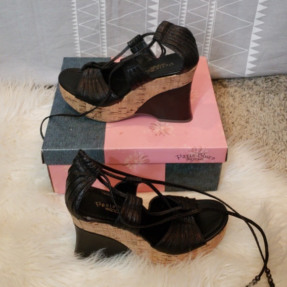 Paris Blues Shoes - CLEARANCE Paris Blues Budha Wedge